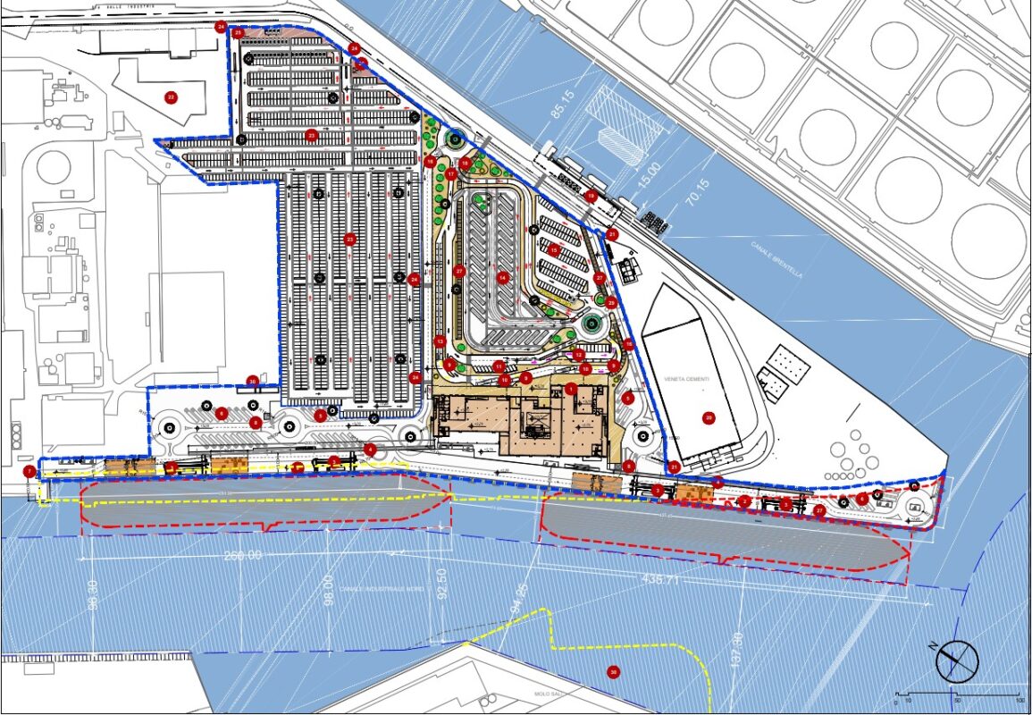 Mappa Opere Canale Nord